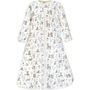 imageHudson Baby Unisex Baby Long Sleeve Muslin Sleeping Bag Wearable Blanket Sleep SackEnchanted Forest