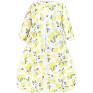 imageHudson Baby Unisex Baby Long Sleeve Muslin Sleeping Bag Wearable Blanket Sleep SackLemons