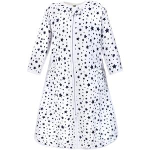 imageHudson Baby Unisex Baby Long Sleeve Muslin Sleeping Bag Wearable Blanket Sleep SackNavy Star