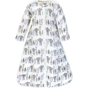 imageHudson Baby Unisex Baby Long Sleeve Muslin Sleeping Bag Wearable Blanket Sleep SackRoyal Safari