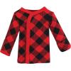 imageHudson Baby Unisex Baby Thermal Preemie Layette Set 4pcGirl Buffalo Plaid