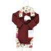 imageHudson Baby Unisex Thermal Preemie Layette Set 4pc Long Sleeve OutfitAcorn Botanical