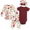 imageHudson Baby Unisex Baby Thermal Preemie Layette Set 4pcAcorn Botanical