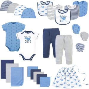 imageUnisex Baby Layette Baby Starter Set 25pcBlue Whale
