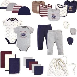 imageUnisex Baby Layette Baby Starter Set 25pcFootball