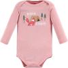 imageHudson Baby Unisex Baby Cotton BodysuitsGirl Camping Animals