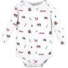imageHudson Baby Unisex Baby Cotton BodysuitsGirl Camping Animals