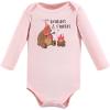 imageHudson Baby Unisex Baby Cotton BodysuitsGirl Camping Animals
