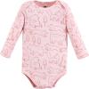 imageHudson Baby Unisex Baby Cotton BodysuitsGirl Camping Animals