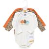 imageHudson Baby Unisex Baby Cotton BodysuitsLeopard Pumpkin