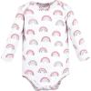 imageHudson Baby Unisex Baby Cotton BodysuitsModern Rainbow
