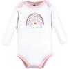 imageHudson Baby Unisex Baby Cotton BodysuitsModern Rainbow