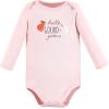 imageHudson Baby Unisex Baby Cotton BodysuitsPink Fall