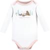 imageHudson Baby Unisex Baby Cotton BodysuitsPink Happy Camper