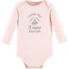 imageHudson Baby Unisex Baby Cotton BodysuitsPink Happy Camper