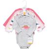 imageHudson Baby Unisex Baby Cotton BodysuitsSparklesaurus