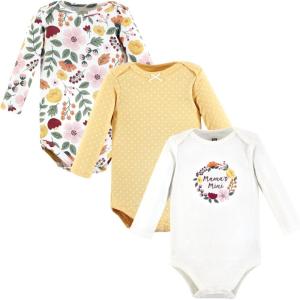 imageHudson Baby Unisex Baby Cotton BodysuitsFall Botanical Mini