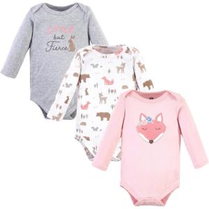 imageHudson Baby Unisex Baby Cotton BodysuitsGirl Fox