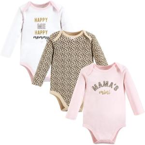 imageHudson Baby Unisex Baby Cotton BodysuitsLeopard Mamas Mini