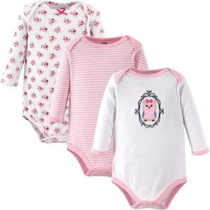 imageHudson Baby Unisex Baby Cotton BodysuitsOwl