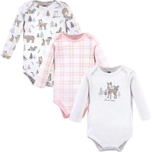 imageHudson Baby Unisex Baby Cotton BodysuitsWinter Forest