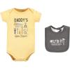 imageHudson Baby babyboys Av2024hudson Baby Unisex Baby Cotton Sleep and Play Bodysuit and Bandana Bib Set607dbe08Construction Work