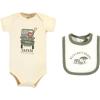 imageHudson Baby babyboys Av2024hudson Baby Unisex Baby Cotton Sleep and Play Bodysuit and Bandana Bib Set607dbe08Going on Safari