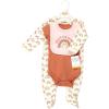 imageHudson Baby babyboys Av2024hudson Baby Unisex Baby Cotton Sleep and Play Bodysuit and Bandana Bib Set607dbe08Sunshine Rainbows