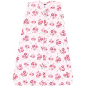 imageHudson Baby Unisex Baby Cotton Sleeveless Wearable Sleeping Bag Sack BlanketBlush Rose