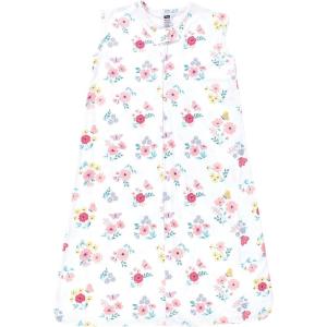 imageHudson Baby Unisex Baby Cotton Sleeveless Wearable Sleeping Bag Sack BlanketButterfly Floral