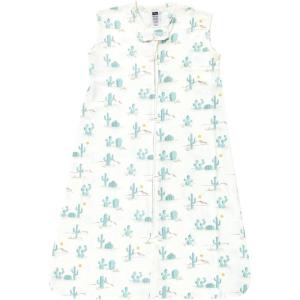 imageHudson Baby Unisex Baby Cotton Sleeveless Wearable Sleeping Bag Sack BlanketDesert Cactus