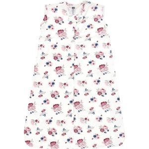 imageHudson Baby Unisex Baby Cotton Sleeveless Wearable Sleeping Bag Sack BlanketDusty Rose Floral