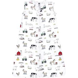 imageHudson Baby Unisex Baby Cotton Sleeveless Wearable Sleeping Bag Sack BlanketFarm