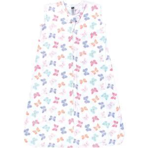 imageHudson Baby Unisex Baby Cotton Sleeveless Wearable Sleeping Bag Sack BlanketPastel Butterfly