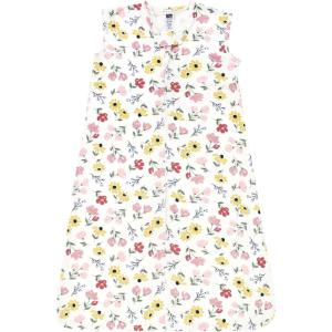 imageHudson Baby Unisex Baby Cotton Sleeveless Wearable Sleeping Bag Sack BlanketSoft Painted Floral