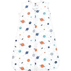 imageHudson Baby Unisex Baby Cotton Sleeveless Wearable Sleeping Bag Sack BlanketSpace