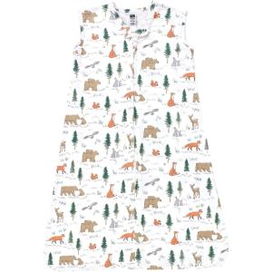 imageHudson Baby Unisex Baby Cotton Sleeveless Wearable Sleeping Bag Sack BlanketSweet Woodland