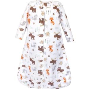 imageHudson Baby Unisex Baby Long Sleeve Cotton Jersey Sleeping Bag Boy Woodland 612 MonthsBoy Woodland