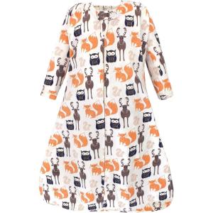 imageHudson Baby Unisex Baby Long Sleeve Cotton Jersey Sleeping Bag Boy Woodland 612 MonthsForest