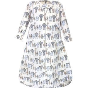 imageHudson Baby Unisex Baby Long Sleeve Cotton Jersey Sleeping Bag Boy Woodland 612 MonthsRoyal Safari