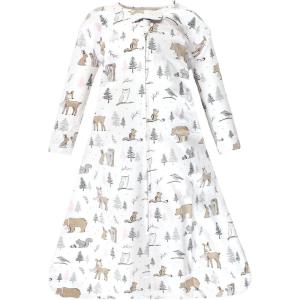 imageHudson Baby Unisex Baby Long Sleeve Cotton Jersey Sleeping Bag Boy Woodland 612 MonthsWinter Forest