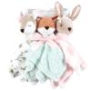 imageHudson Baby Unisex Baby Animal Face Security Blanket Pastel Sea 3Pack One SizeEnchanted Forest 3pack