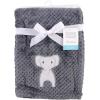 imageHudson Baby Unisex Baby Plush Waffle Blanket Moose One SizeModern Elephant