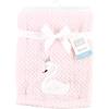 imageHudson Baby Unisex Baby Plush Waffle Blanket Moose One SizeSwan