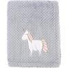 imageHudson Baby Unisex Baby Plush Waffle Blanket Moose One SizePink Unicorn