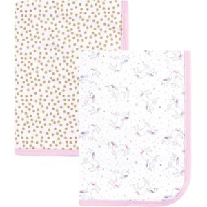 imageHudson Baby Unisex Baby Cotton Swaddle Blankets Woodland Fox One SizeMagical Unicorn