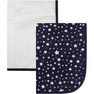 imageHudson Baby Unisex Baby Cotton Swaddle Blankets Woodland Fox One SizeSilver Star