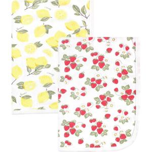 imageHudson Baby Unisex Baby Cotton Swaddle Blankets Woodland Fox One SizeStrawberry Lemon