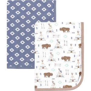 imageHudson Baby Unisex Baby Cotton Swaddle Blankets Woodland Fox One SizeTeepee