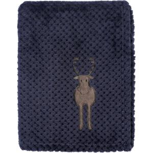 imageHudson Baby Unisex Baby Plush Waffle Blanket Moose One SizeMoose